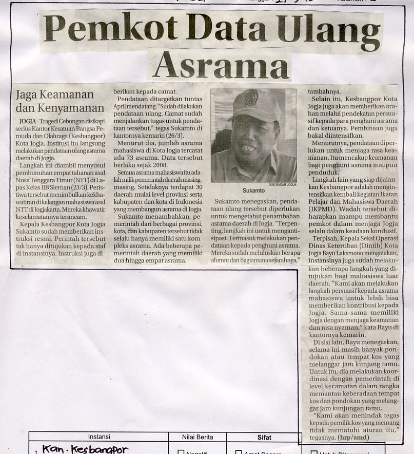 Kliping jogja terbaru