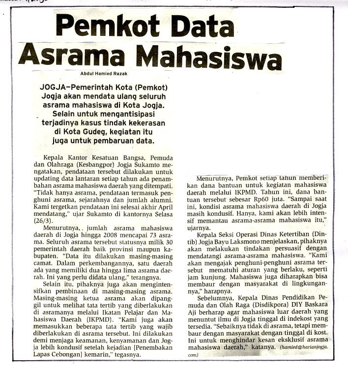 Kliping jogja terbaru
