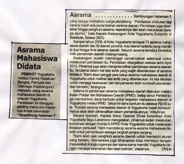 Kliping jogja terbaru