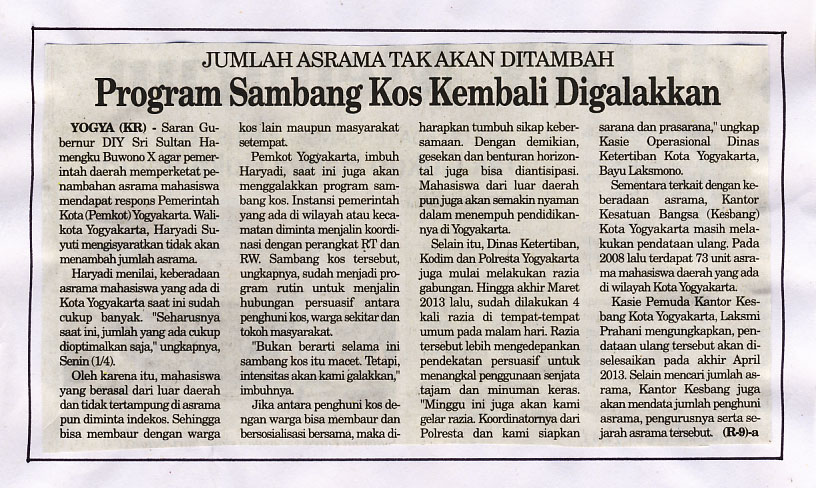 Kliping jogja terbaru