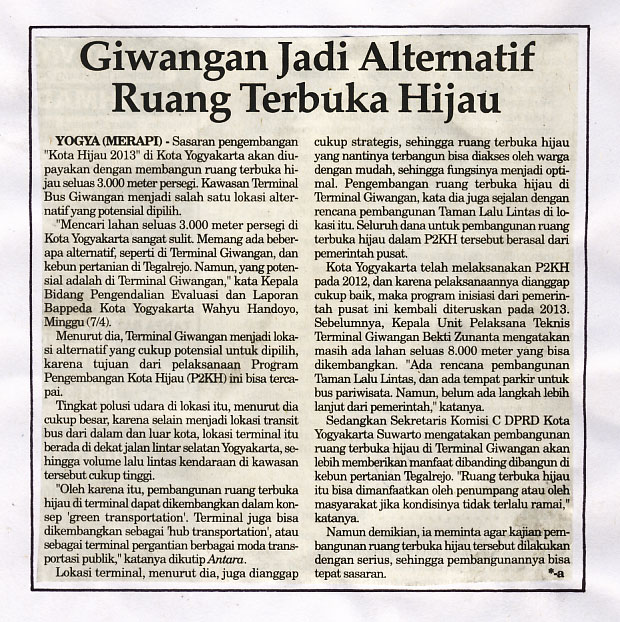 Kliping jogja terbaru