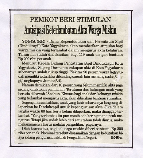 Kliping jogja terbaru
