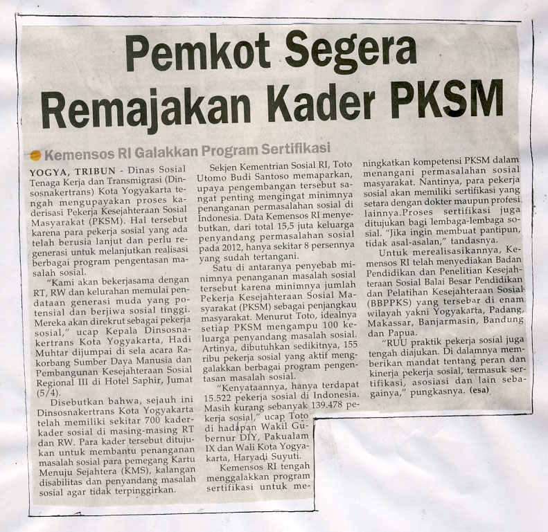 Kliping jogja terbaru