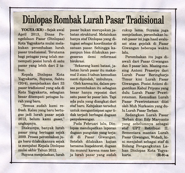 Kliping jogja terbaru