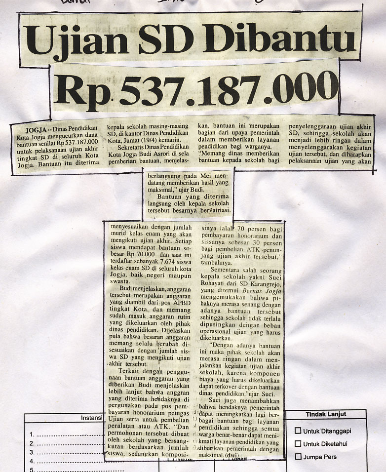 Kliping jogja terbaru