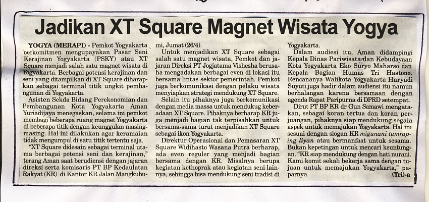 Kliping jogja terbaru