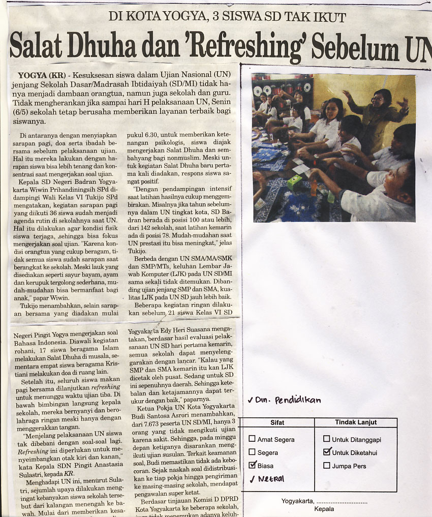 Kliping jogja terbaru