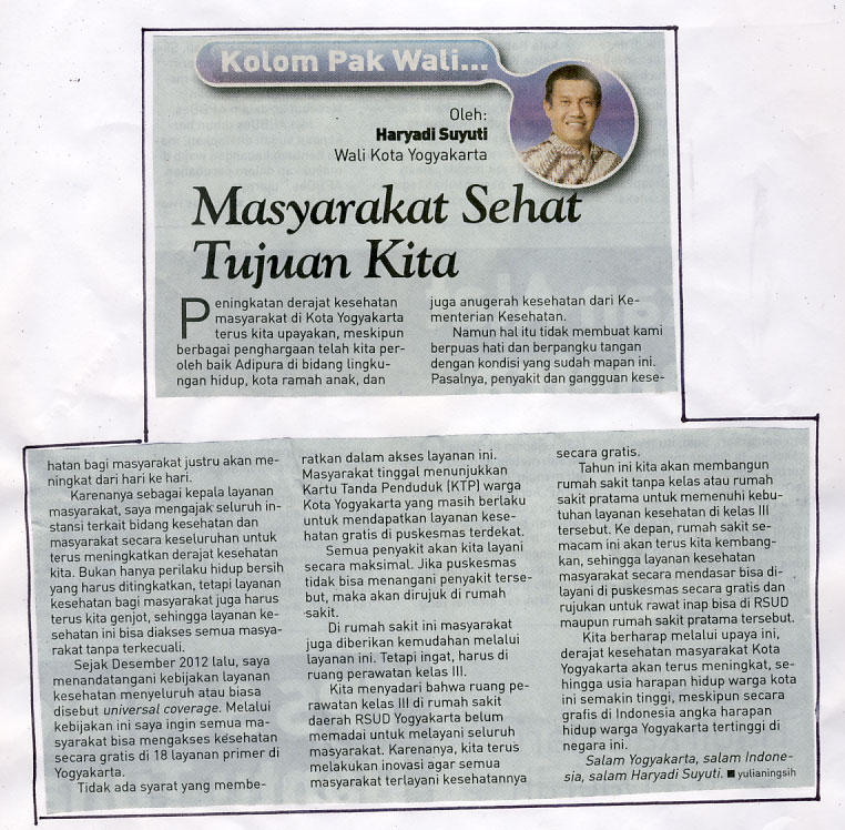 Kliping jogja terbaru