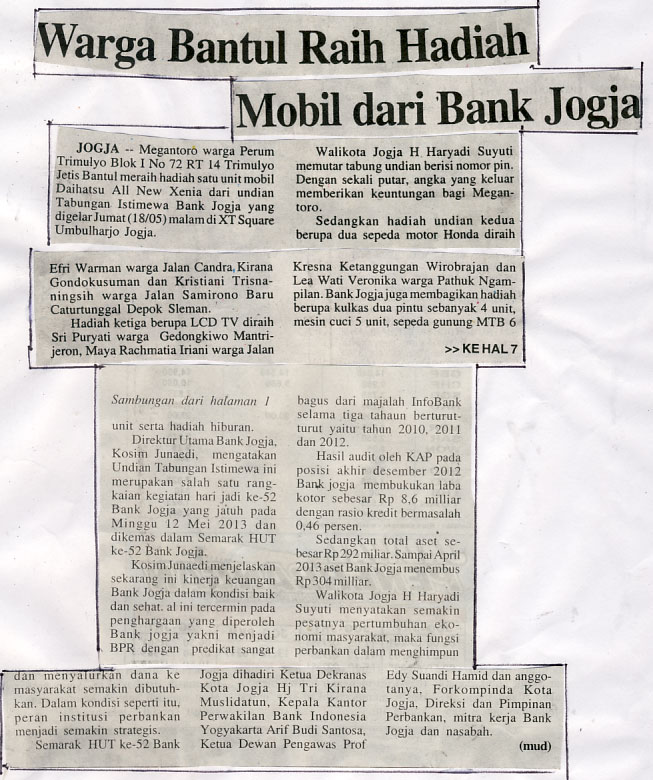 Kliping jogja terbaru