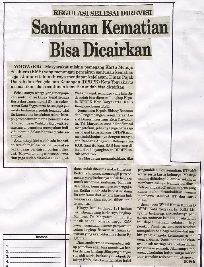 Kliping jogja terbaru