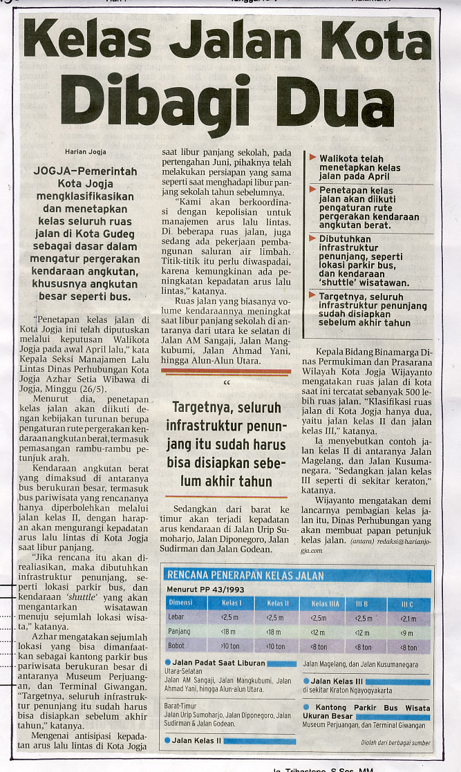 Kliping jogja terbaru