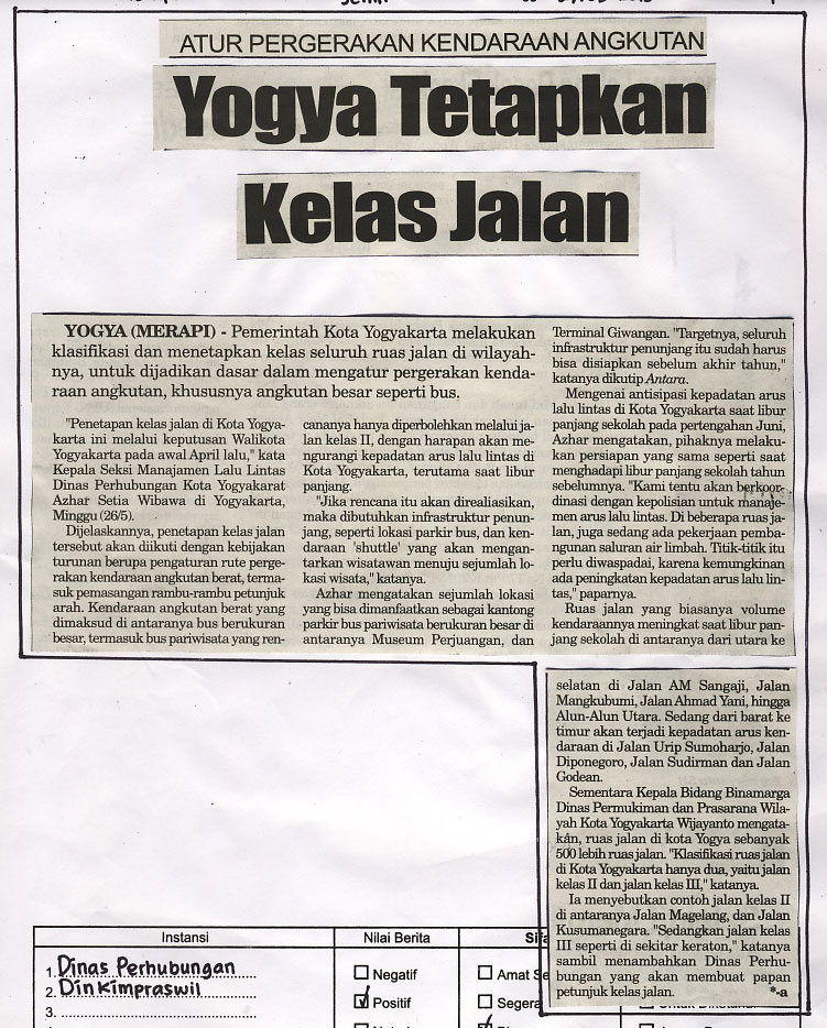 Kliping jogja terbaru