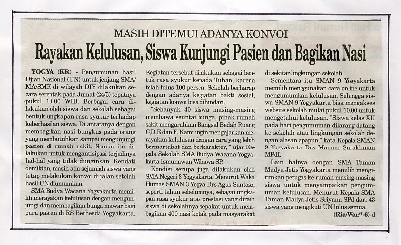 Kliping jogja terbaru