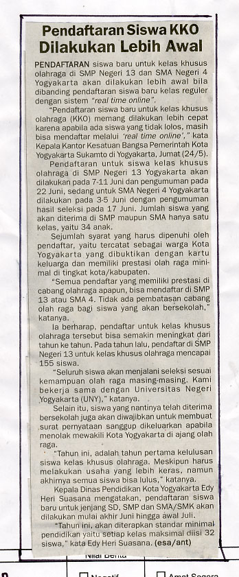 Kliping jogja terbaru