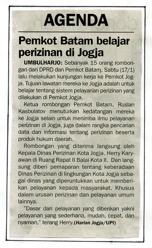 Kliping jogja terbaru