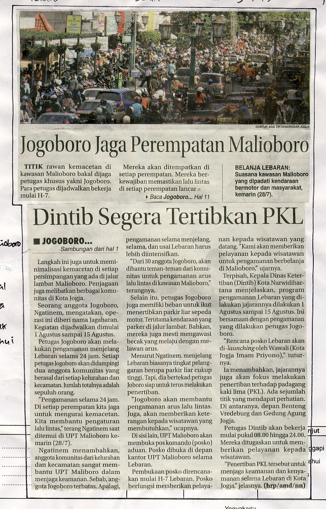 Kliping jogja terbaru