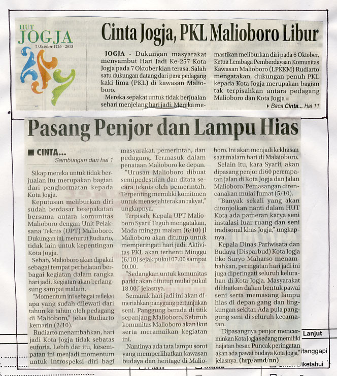 Kliping jogja terbaru