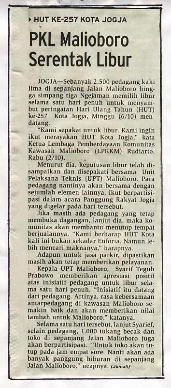 Kliping jogja terbaru