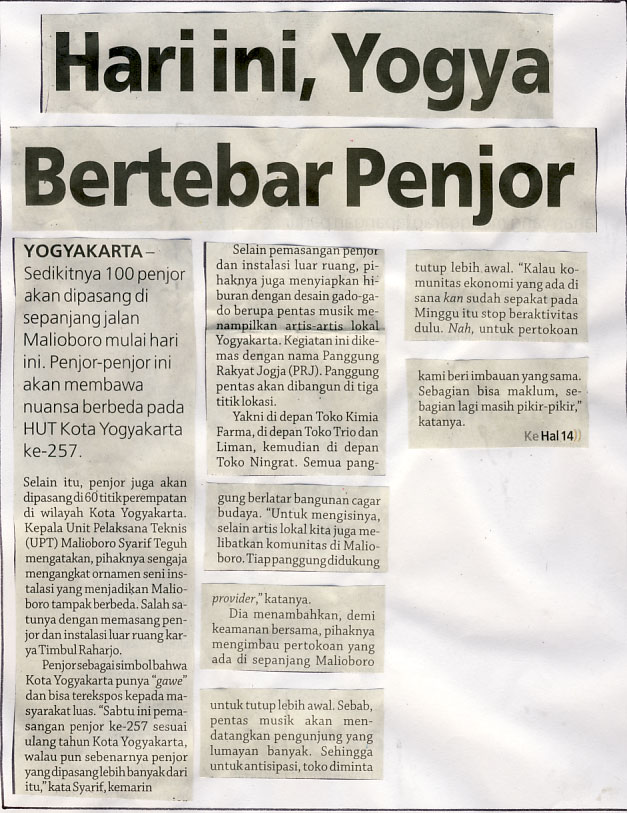 Kliping jogja terbaru