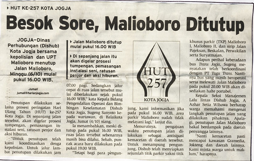 Kliping jogja terbaru