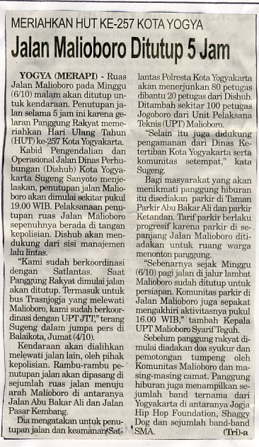 Kliping jogja terbaru