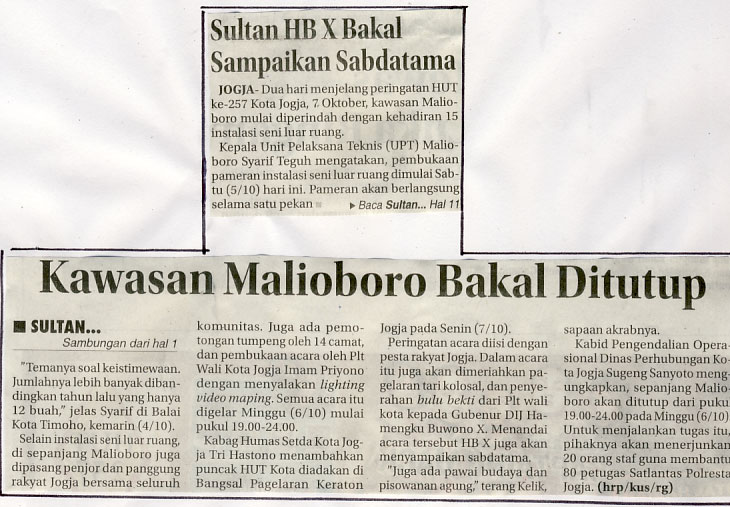 Kliping jogja terbaru