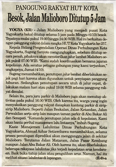 Kliping jogja terbaru