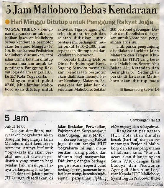 Kliping jogja terbaru