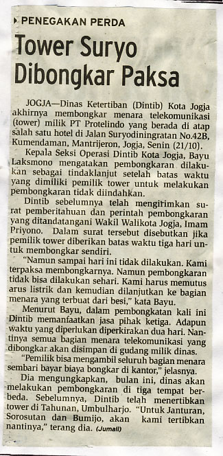 Kliping jogja terbaru