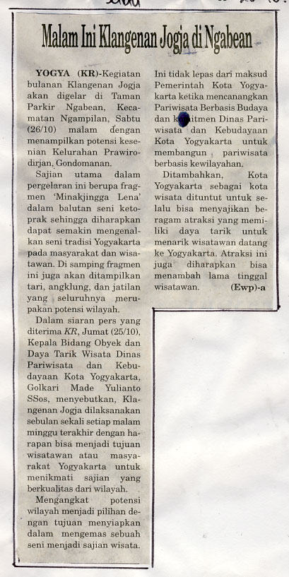 Kliping jogja terbaru