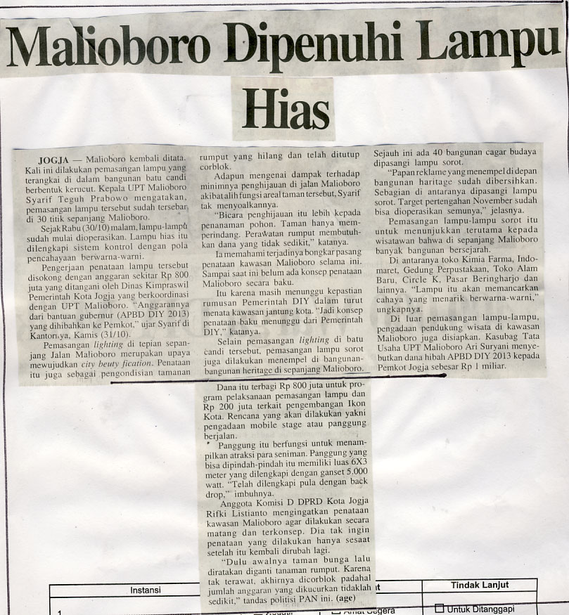 Kliping jogja terbaru