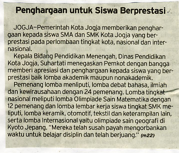 Kliping jogja terbaru