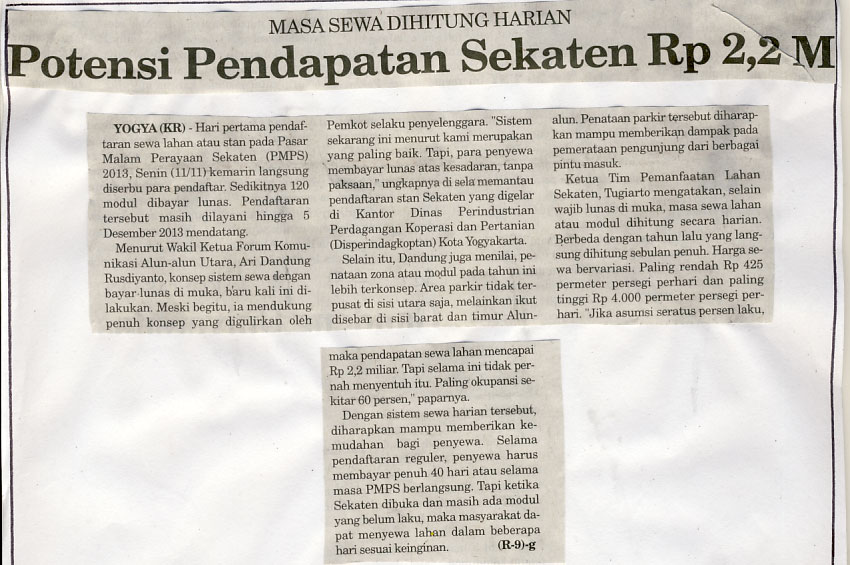 Kliping jogja terbaru