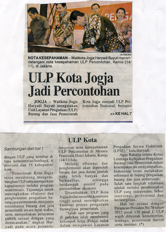 Kliping jogja terbaru