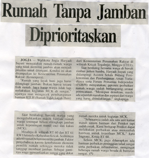 Kliping jogja terbaru