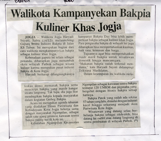 Kliping jogja terbaru