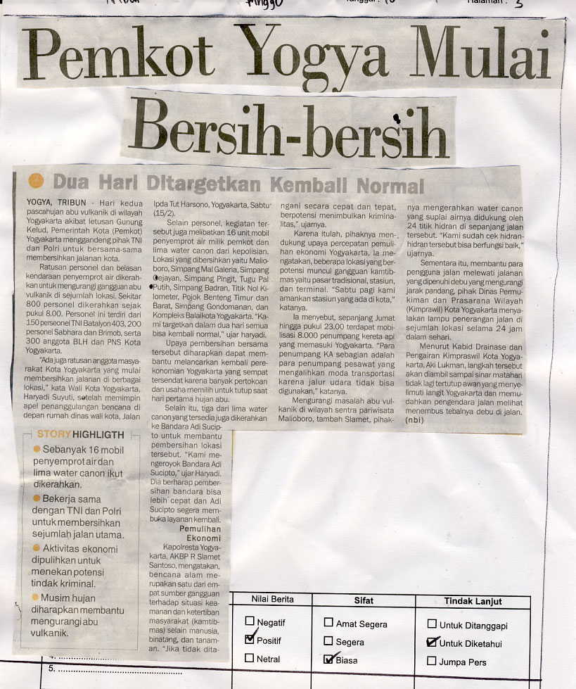 Kliping jogja terbaru