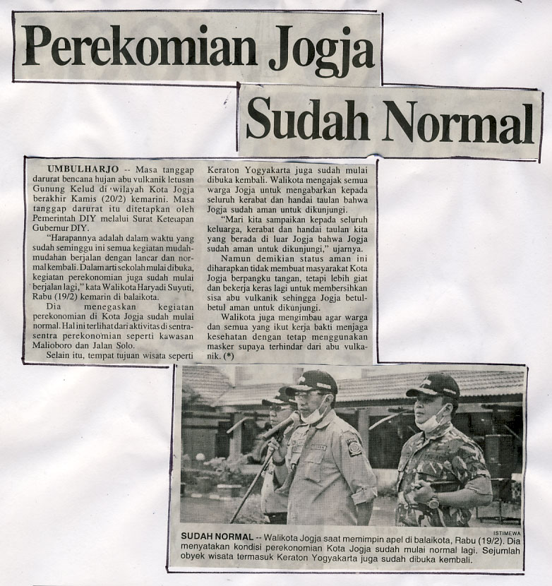 Kliping jogja terbaru
