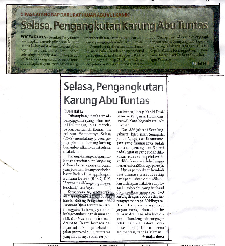 Kliping jogja terbaru