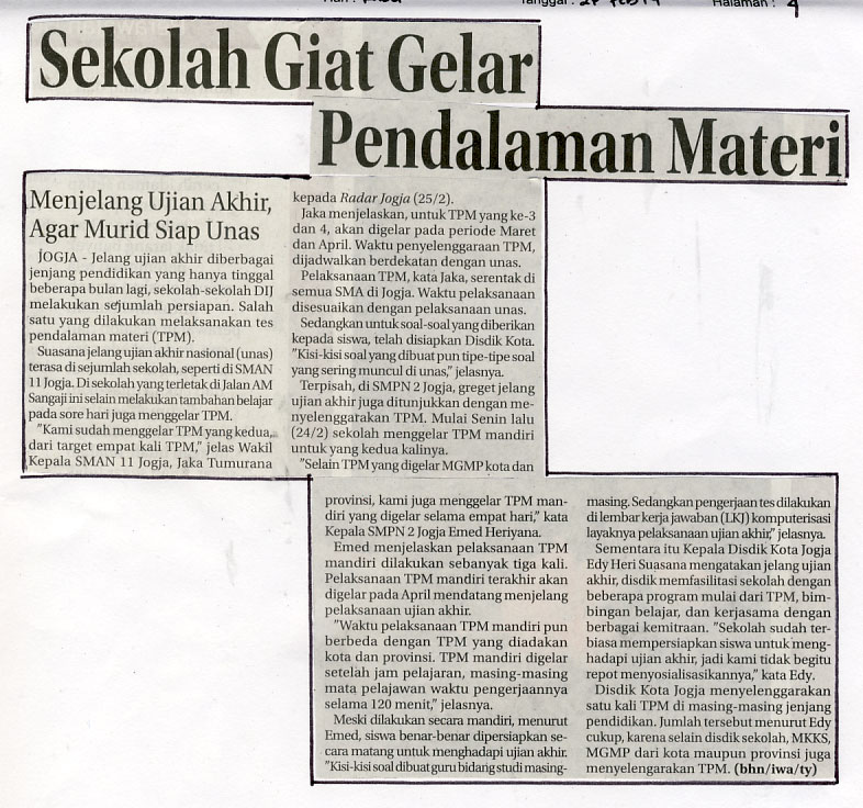 Kliping jogja terbaru