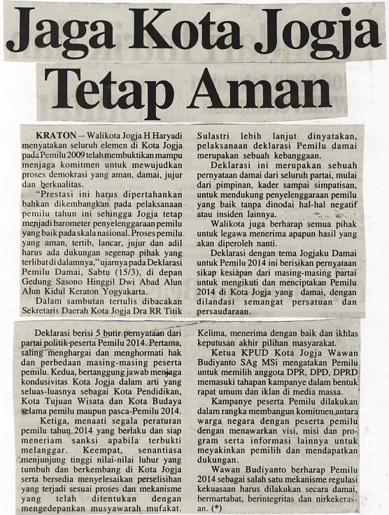 Kliping jogja terbaru