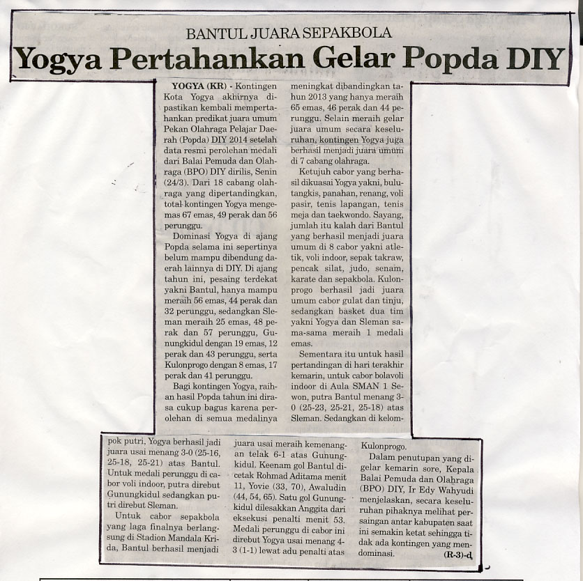 Kliping jogja terbaru