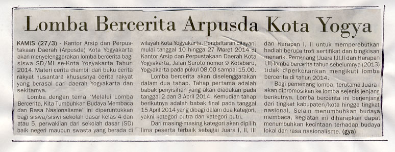 Kliping jogja terbaru