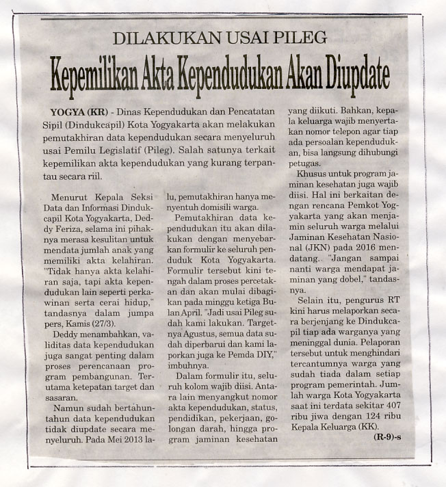 Kliping jogja terbaru