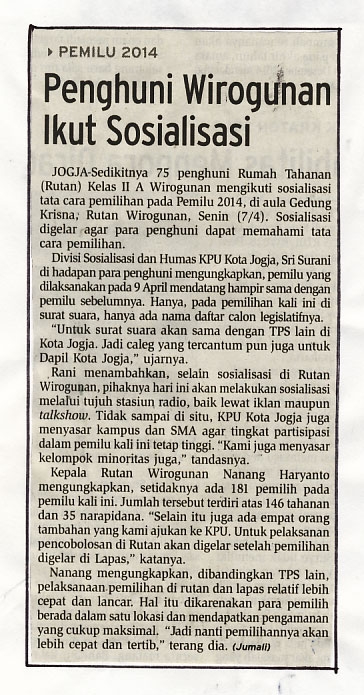 Kliping jogja terbaru