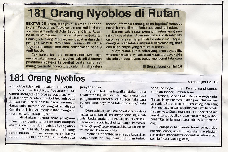 Kliping jogja terbaru