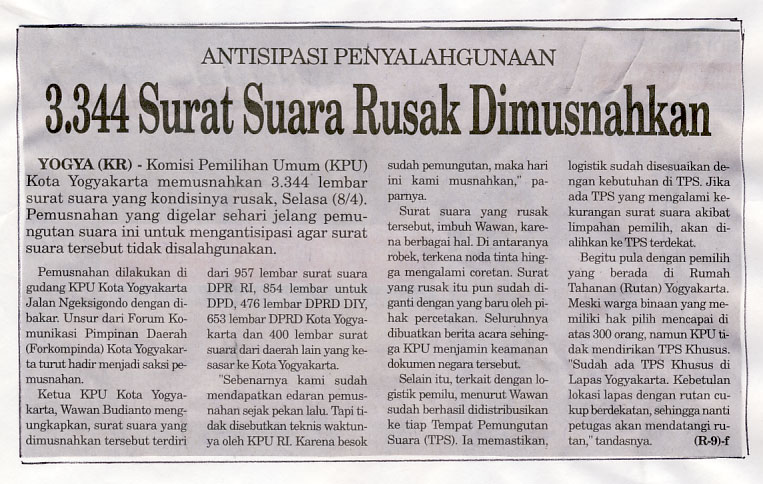Kliping jogja terbaru