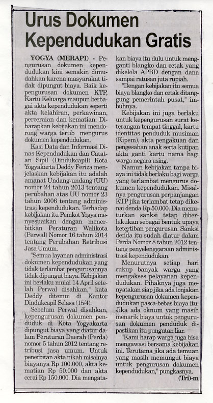 Kliping jogja terbaru