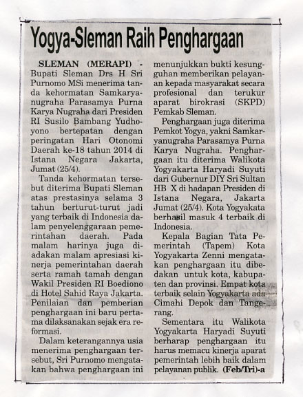 Kliping jogja terbaru