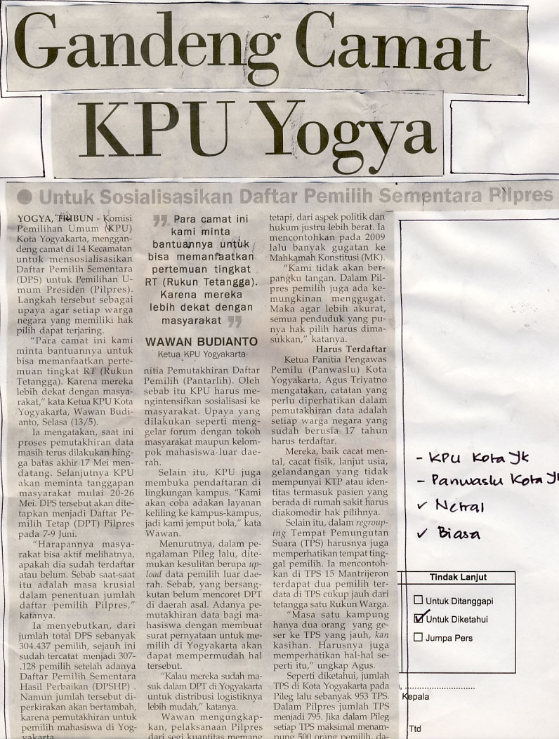 Kliping jogja terbaru